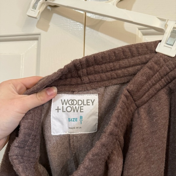 Woodley + Lowe Brown Sweatpants Size B1 0-2 - Picture 5 of 8